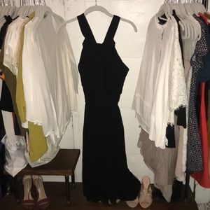 Black Zara Basic Chiffon Dress